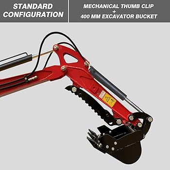 Amazon.com: 13.5HP Mini Crawler Hydraulic Excavator, 1 ton